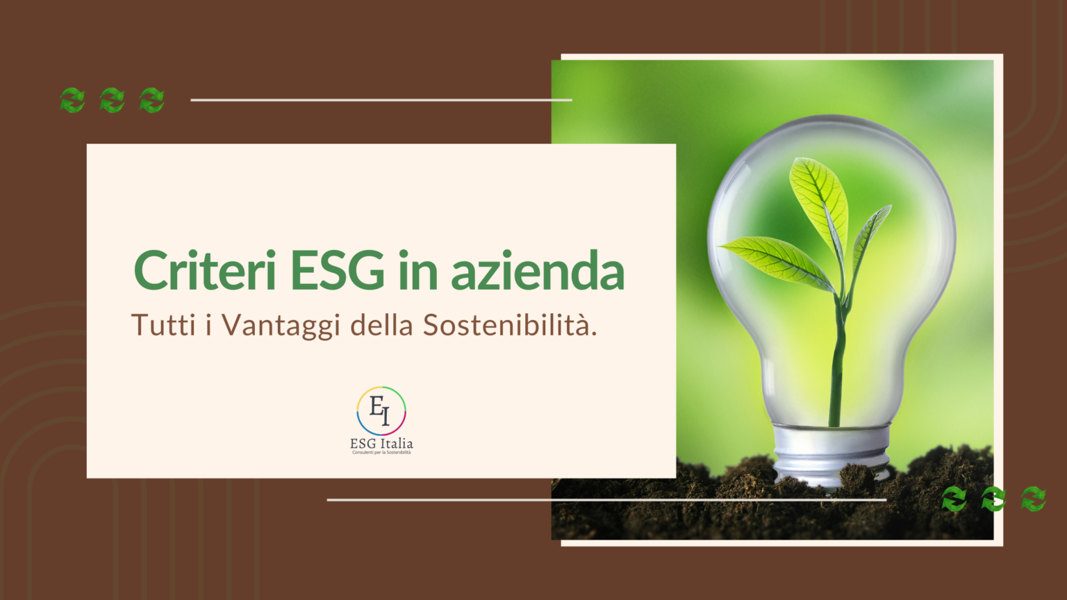 Criteri ESG: Cosa Sono, Quali Sono, Vantaggi Di Integrarli In Azienda ...