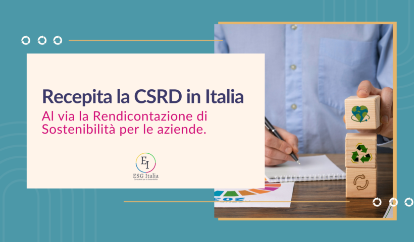 CSRD in Italia