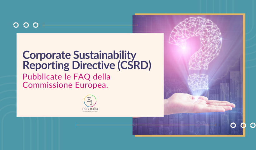 CSRD FAQ Commissione Europea