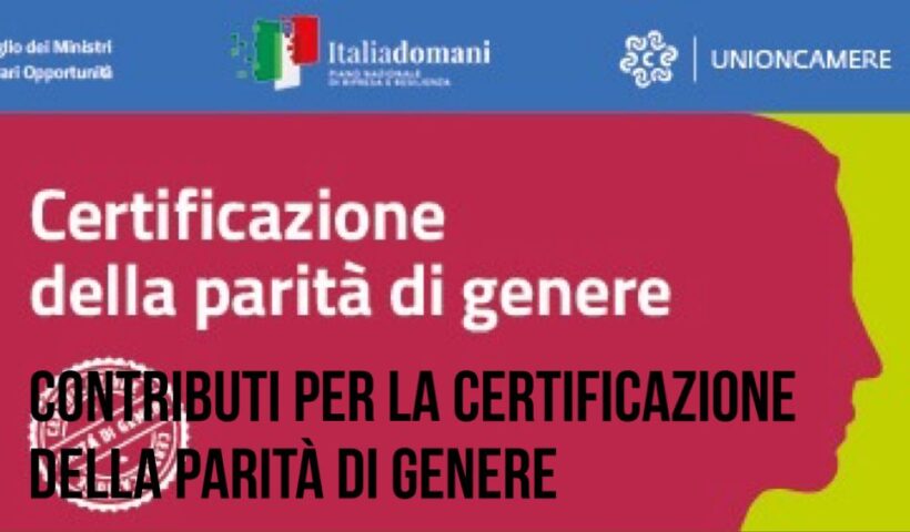 contributi parità di genere