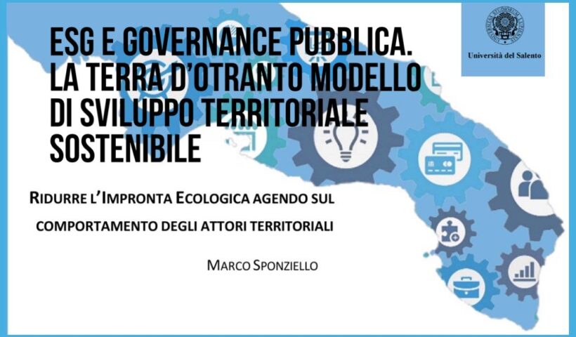 esg e governance pubblica